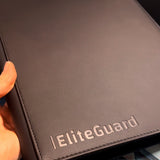 ELITEGUARD 12-Pocket Premium Zip Binder | Black (holds 480 cards)