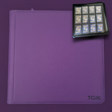 TCUK 12-Pocket Top Loader Folder | PURPLE | Holds 384 cards