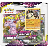 POKÉMON SM Unified Minds 3 Pack Blister Stakataka